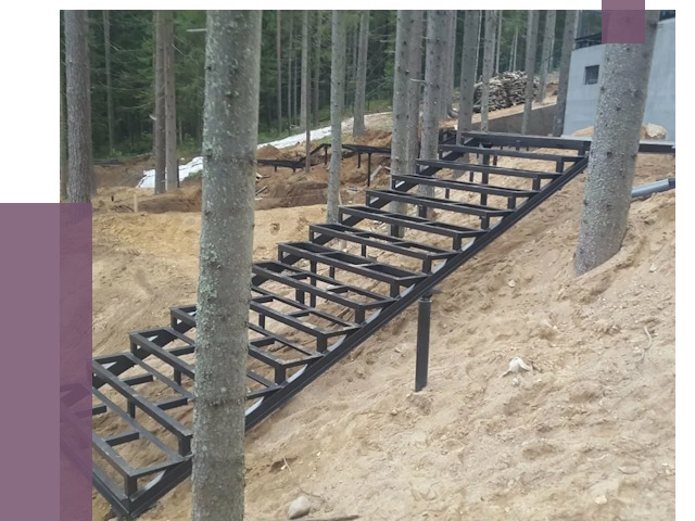 Монтаж металлических лестниц в Электростали от 13422 руб. 