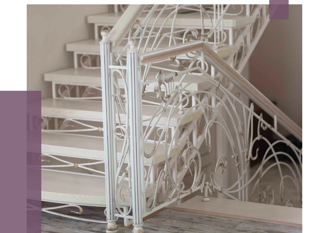 Изготовление кованых лестниц на заказ в Электростали от 86105 руб. | ПРОЛЁТ-Элк