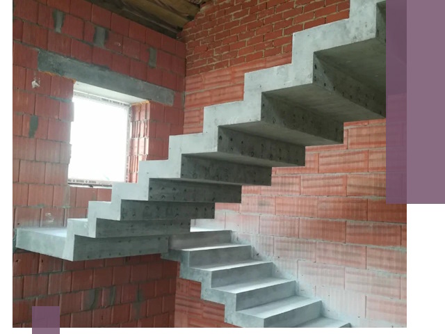 Бетонные лестницы под ключ в Электростали: монтаж, демонтаж, ремонт