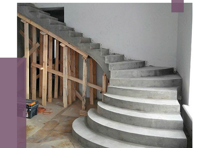 Изготовление бетонных лестниц под ключ в Электростали от 19754 руб. | ПРОЛЁТ-Элк