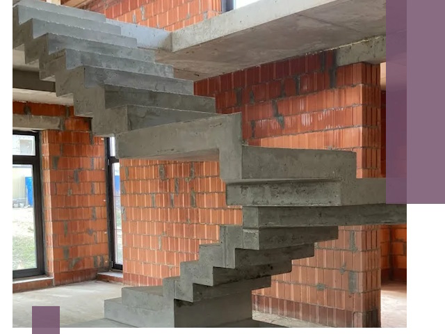 Изготовление бетонных лестниц под ключ в Электростали