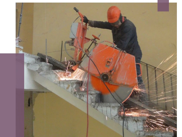 Демонтаж бетонных лестниц в Электростали от 4559 руб. за м2 | ПРОЛЁТ-Элк