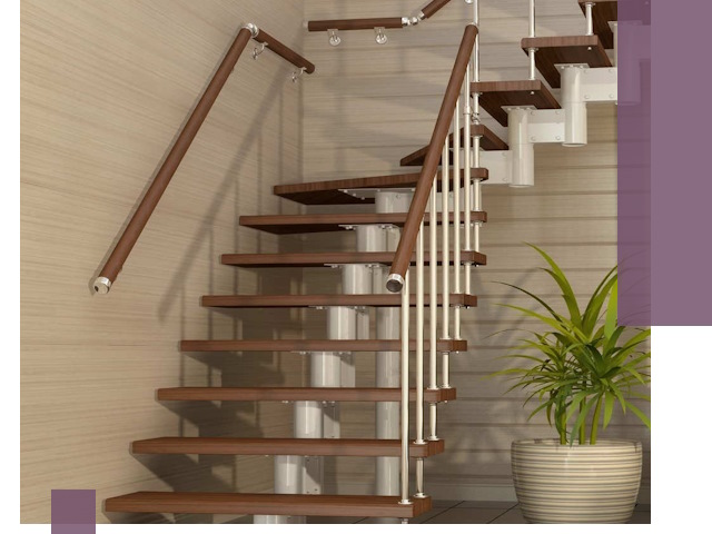 Изготовление модульных лестниц под ключ в Электростали