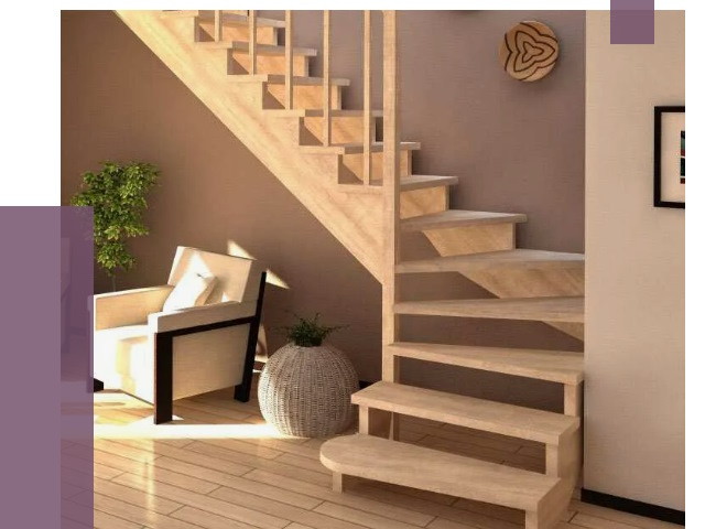 Изготовление Г-образных лестниц в Электростали от 18741 руб. 