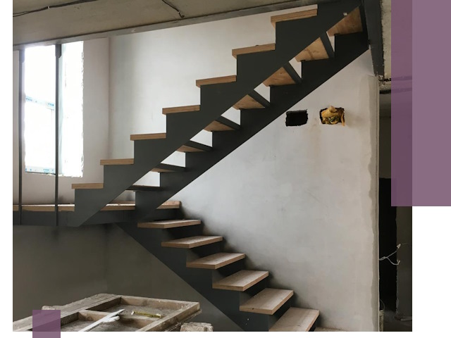 Изготовление лестниц на металлокаркасе в Электростали от производителя