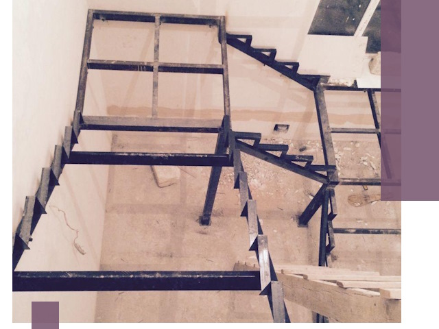 Монтаж лестниц на металлокаркасе в Электростали быстро и качественно