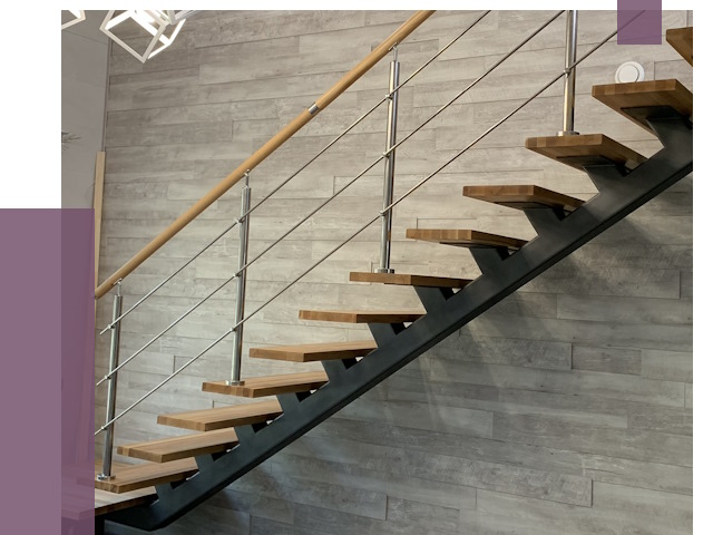 Изготовление лестниц на монокосоуре в Электростали от 75469 руб. 