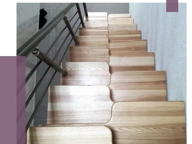 Лестницы гусиный шаг в Электростали от 12916 руб. под ключ | ПРОЛЁТ-Элк