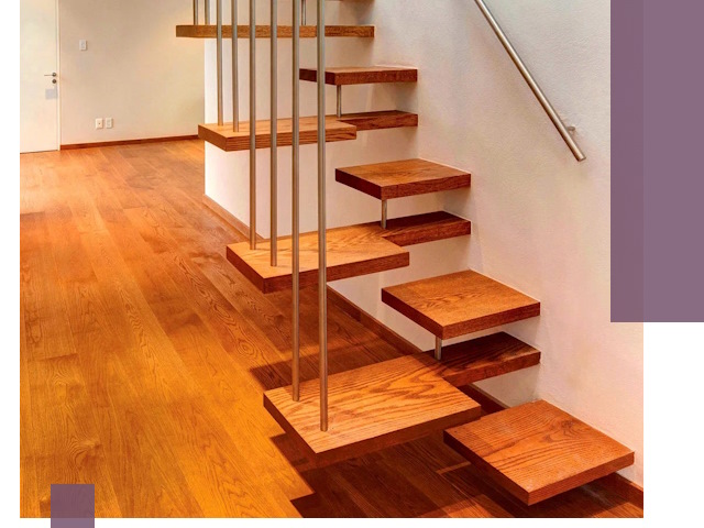 Лестницы «гусиный шаг» на заказ в Электростали для узких пространств