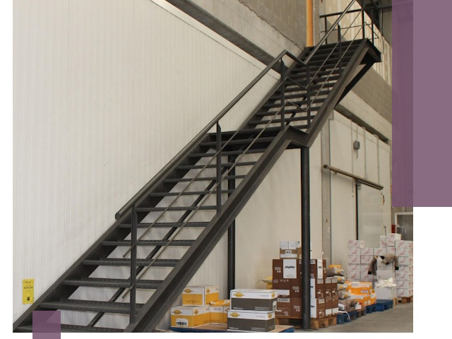 Лестницы для производства в Электростали — изготовление и монтаж