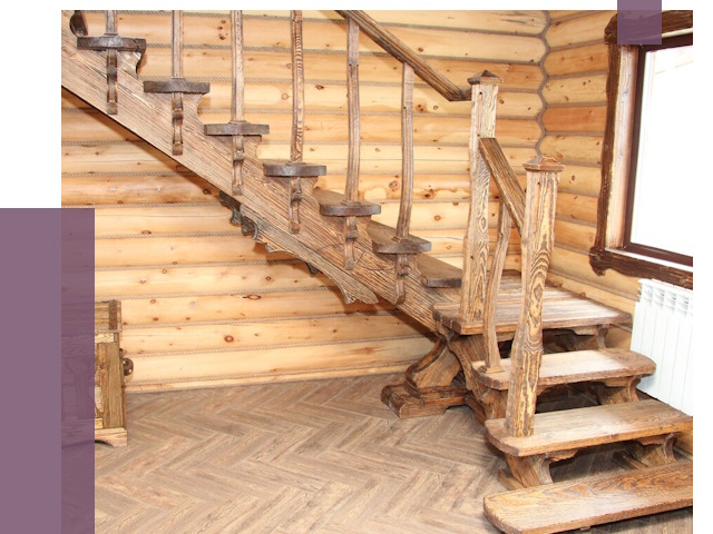 Лестницы в баню в Электростали от 18943 руб. — изготовление | ПРОЛЁТ-Элк