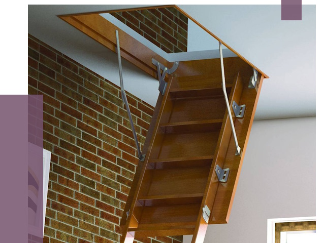 Установка чердачной лестницы в Электростали от 7749 руб. | ПРОЛЁТ-Элк