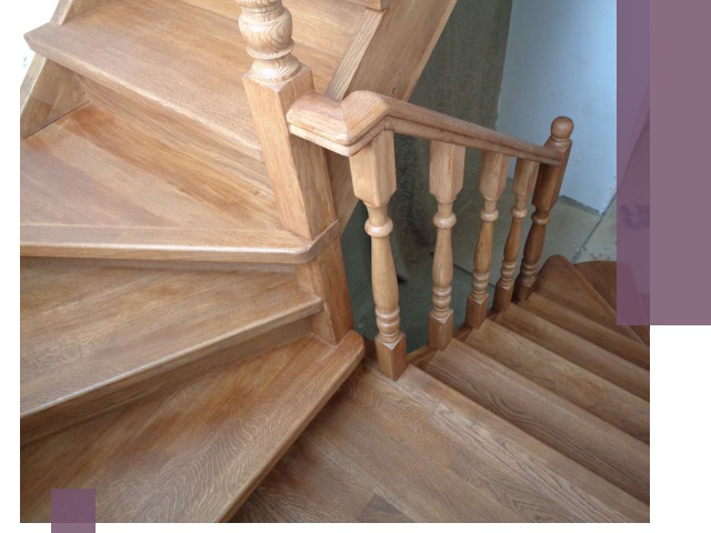 Дубовые лестницы под ключ в Электростали: изготовление и монтаж