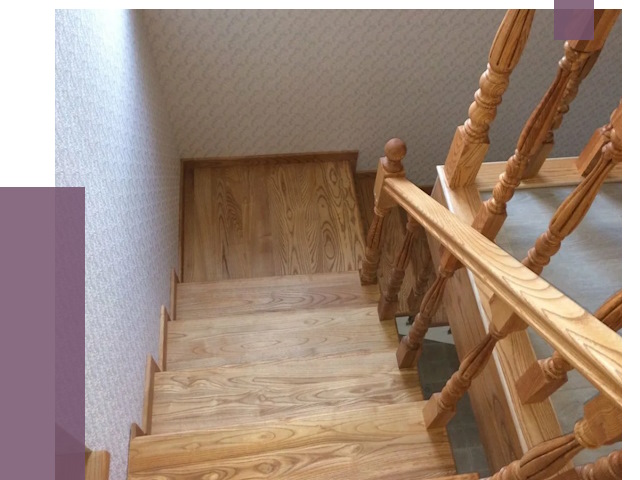 Сосновые лестницы в Электростали под ключ от 8003 руб.  | ПРОЛЁТ-Элк