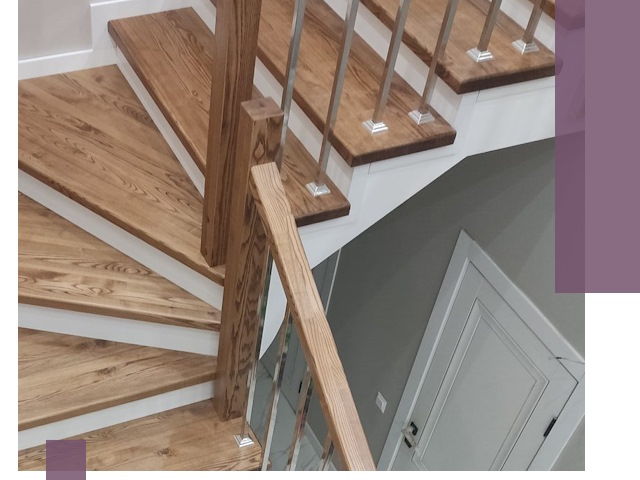 Обшивка металлических лестниц под ключ в Электростали