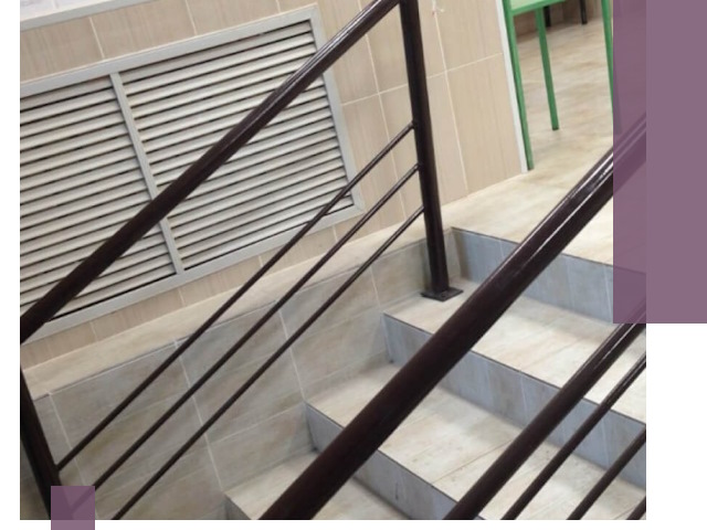 Изготовление перил из металла под ключ в Электростали