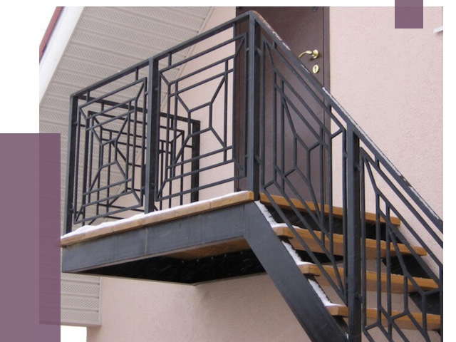 Металлические перила в Электростали от 4255 руб.  | ПРОЛЁТ-Элк