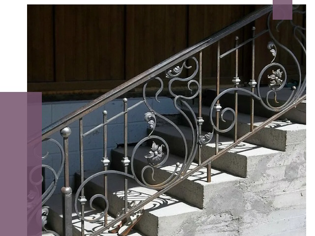 Кованые перила в Электростали от 8611 руб. под ключ — качество от ПРОЛЁТ-Элк
