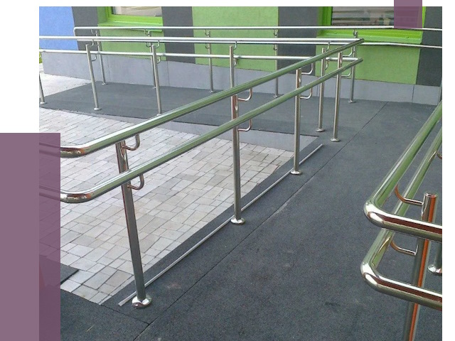 Ограждения пандусов в Электростали от 4305 руб. монтаж | ПРОЛЁТ-Элк