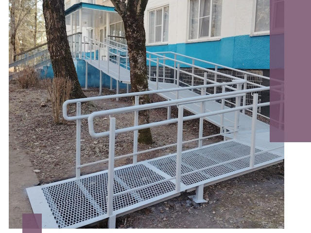 Пандусы под ключ в Электростали: изготовление, монтаж и демонтаж