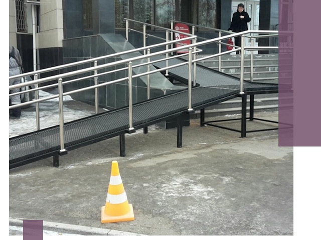 Стационарные пандусы под ключ в Электростали — изготовление и монтаж