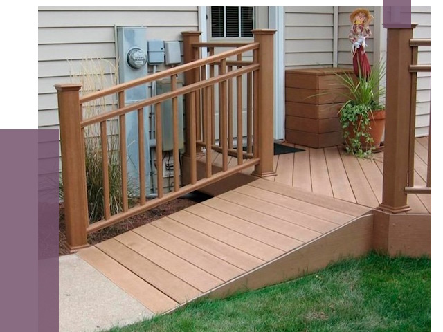 Пандус на крыльцо в Электростали под ключ от 7699 руб. 