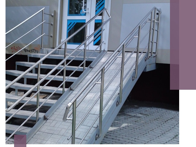 Пандус на крыльцо под ключ в Электростали: монтаж и изготовление