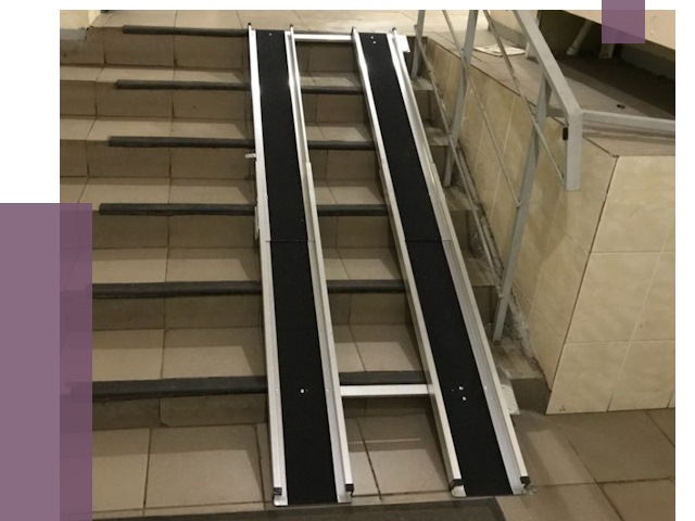 Установка пандуса в подъезд в Электростали от 7901 руб. под ключ | ПРОЛЁТ-Элк