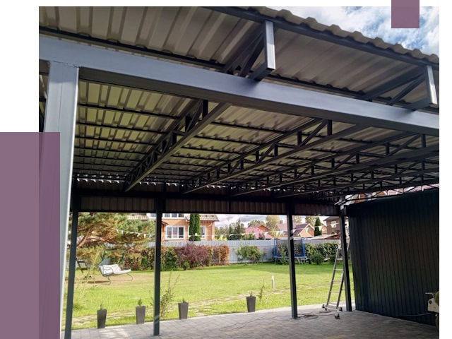 Монтаж навесов в Электростали от 7294 руб. — установка навеса | ПРОЛЁТ-Элк