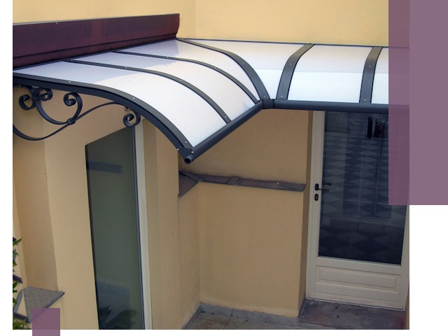 Монтаж козырьков любой сложности в Электростали под ключ