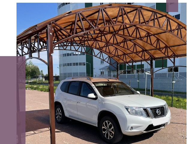 Недорогие навесы в Электростали от 42546 руб. | ПРОЛЁТ-Элк