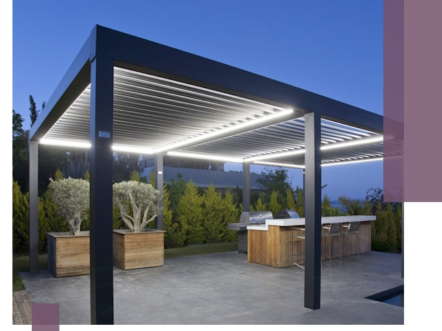 Навесы отдельно стоящие под ключ в Электростали из металла и поликарбоната