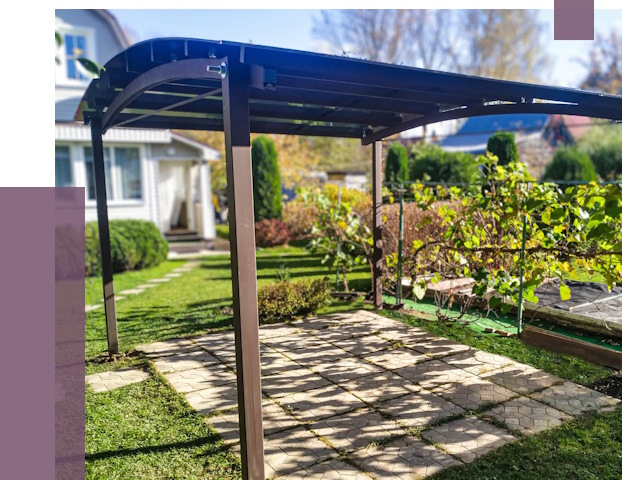 Навесы для дачи в Электростали от 12612 руб. под ключ — ПРОЛЁТ-Элк