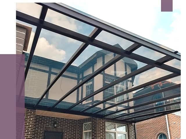 Навесы из поликарбоната в Электростали от 8529 руб. под ключ — ПРОЛЁТ-Элк