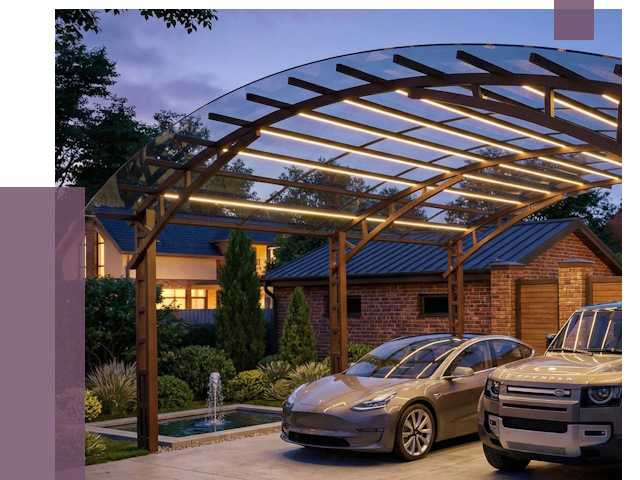 Металлические навесы в Электростали от 12561 руб. под ключ — ПРОЛЁТ-Элк