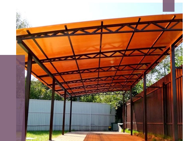 Односкатные навесы под ключ в Электростали от 13017 руб. 