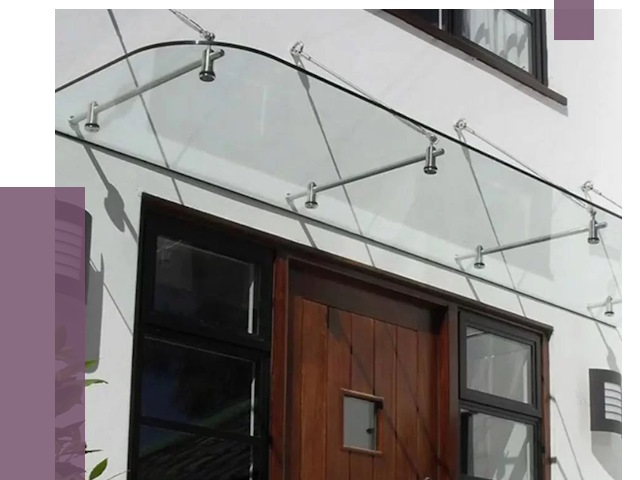 Стеклянные козырьки в Электростали от 18741 руб. | ПРОЛЁТ-Элк