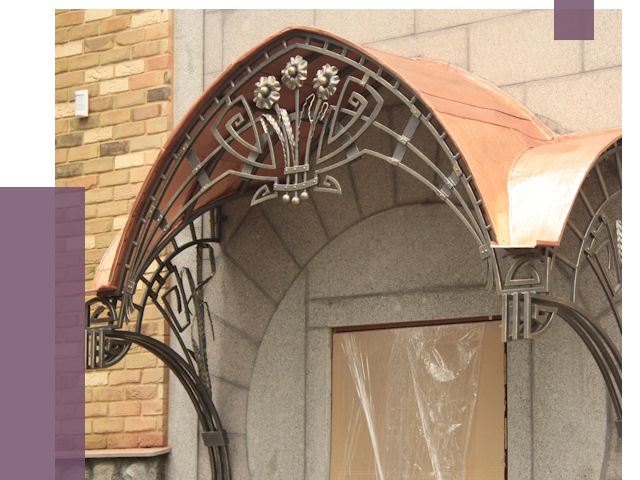 Арочные козырьки в Электростали от 14435 руб. 