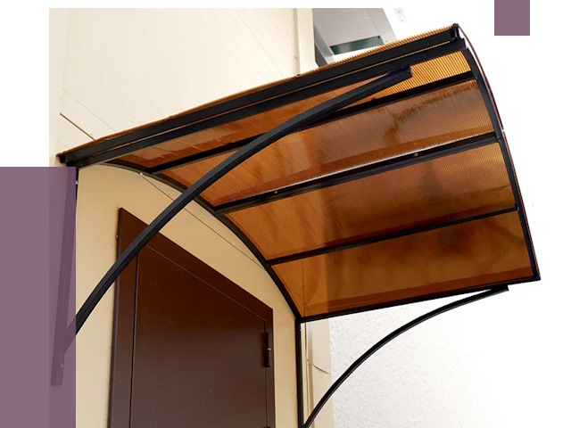 Недорогие козырьки в Электростали от 7516 руб.  | ПРОЛЁТ-Элк