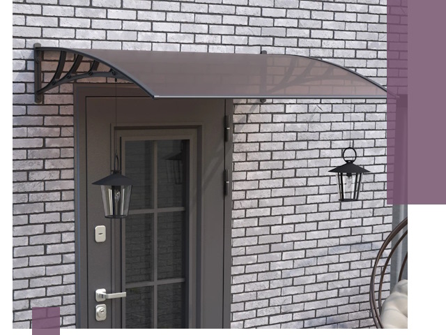 Недорогие козырьки и навесы под ключ в Электростали