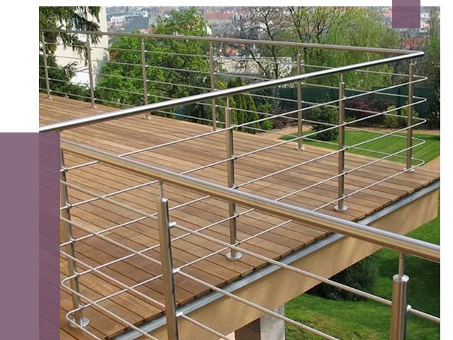 Алюминиевые парапеты в Электростали под ключ от 7699 руб. 