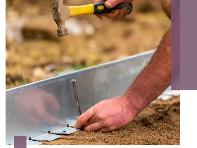 Монтаж металлических бордюров в Электростали быстро и качественно