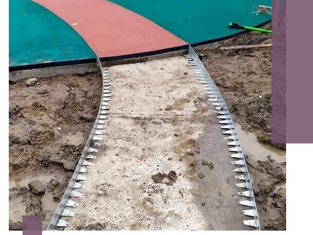 Металлические бордюры для дорожек в Электростали — монтаж и изготовление