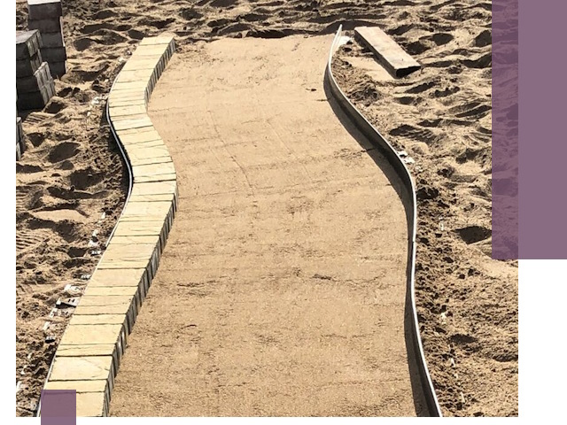 Металлические бордюры для тротуаров в Электростали — прочные и долговечные