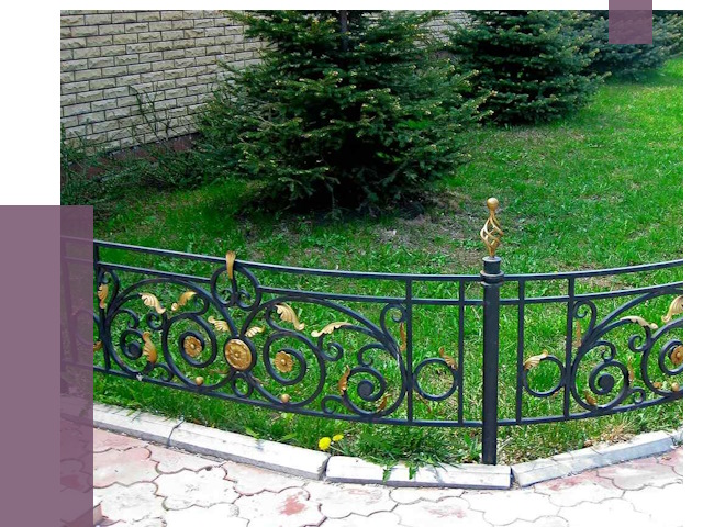 Кованые газонные ограждения в Электростали от 7547 руб. — ПРОЛЁТ-Элк